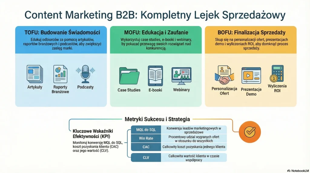 Czym jest lejek sprzedażowy B2B i jak działa