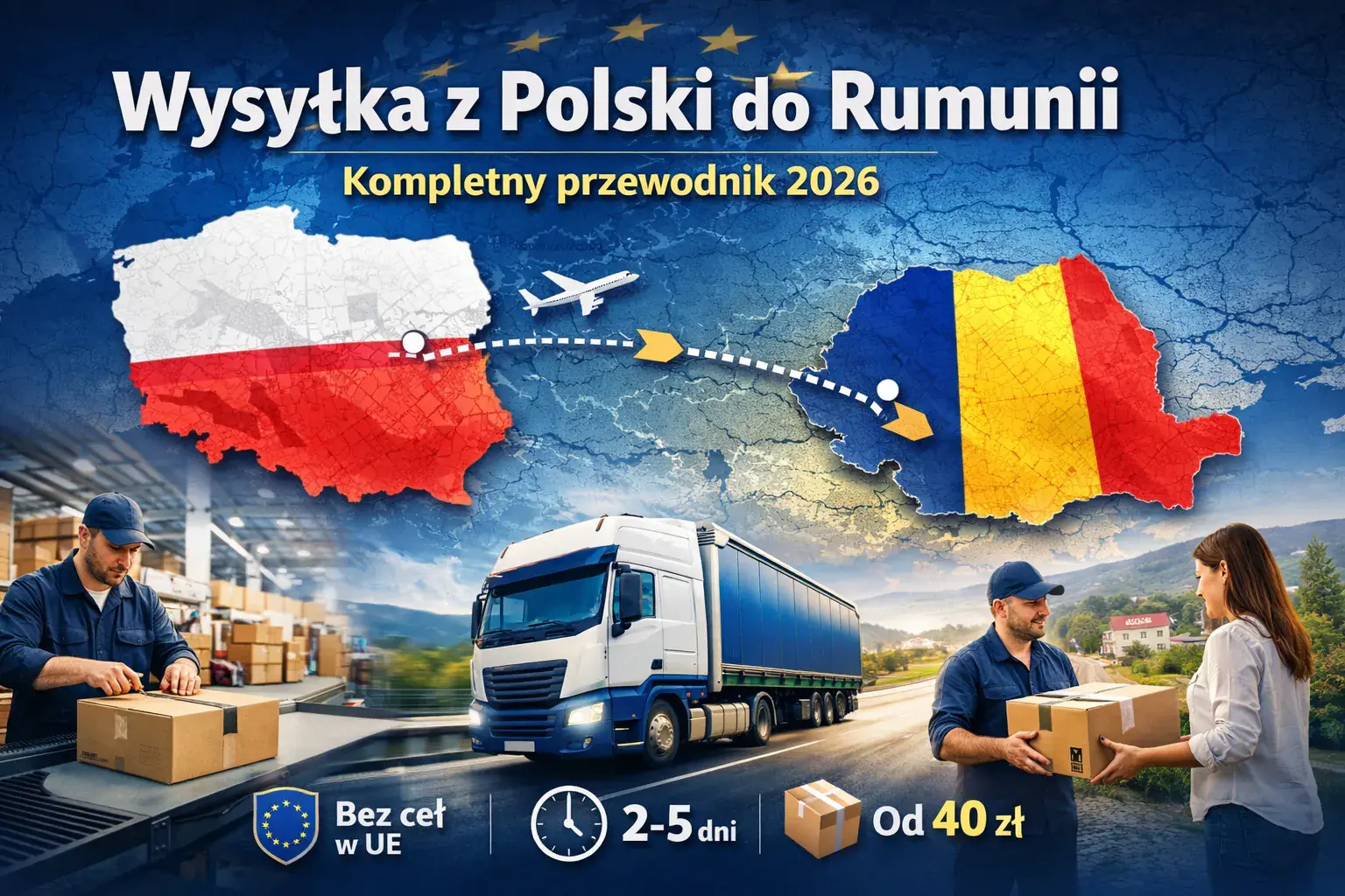 Ile trwa i ile kosztuje wysyłka z Polski do Rumunii