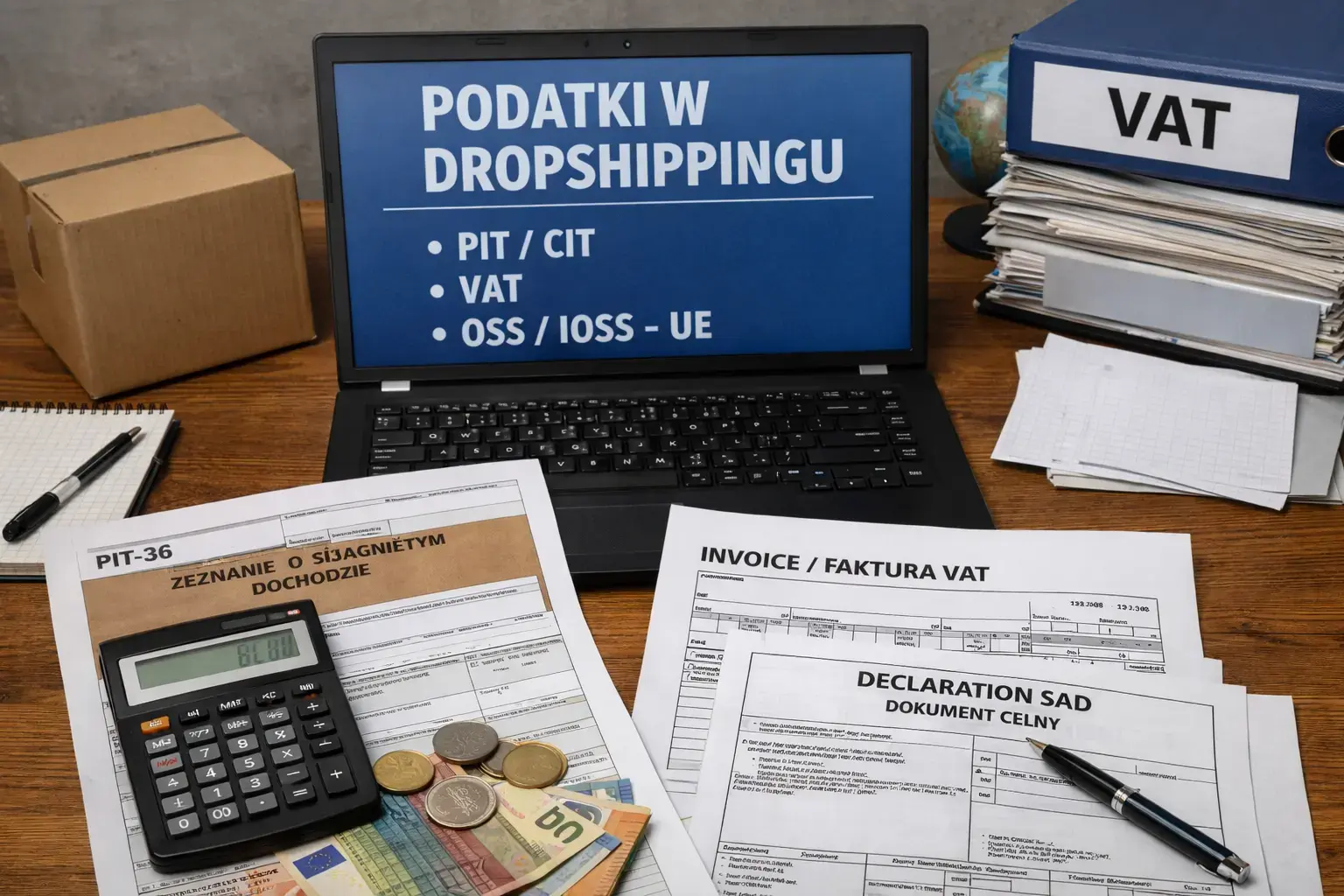 Jak rozliczać podatki w dropshippingu