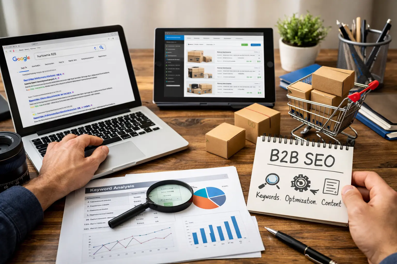 SEO dla hurtowni internetowych – praktyczny przewodnik